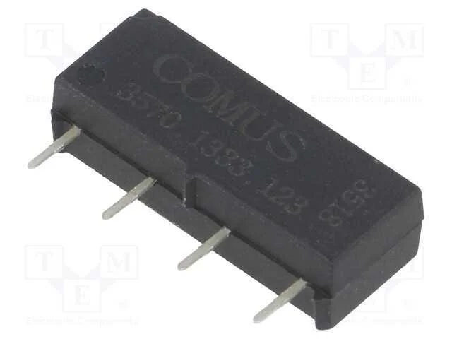 Rel&eacute;: de Palheta, Spst-No, Ubobina : 12vdc, 500ma, Max.200vdc, 10w
