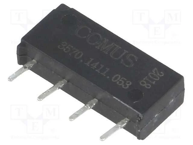 Rel&eacute;: de Palheta, Spst-No, Ubobina : 5vdc, 500ma, Max.200vdc, 10w