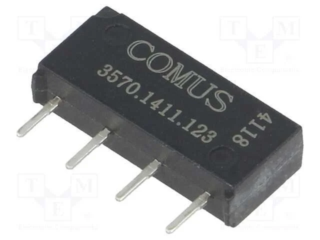 Rel&eacute;: de Palheta, Spst-No, Ubobina : 12vdc, 500ma, Max.200vdc, 10w