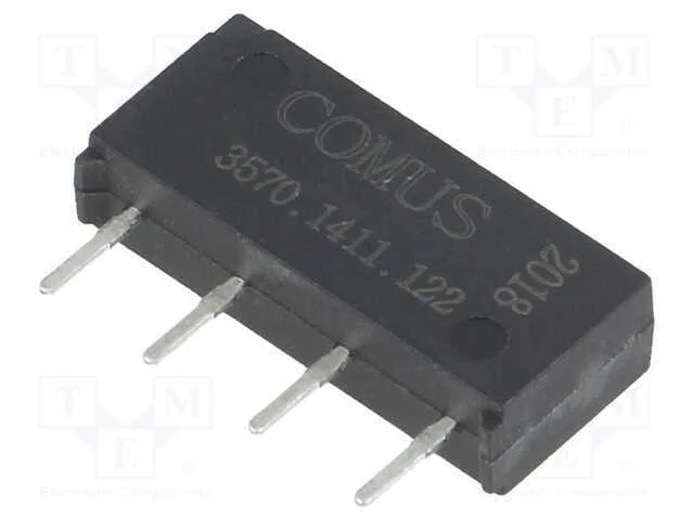 Rel&eacute;: de Palheta, Spst-No, Ubobina : 12vdc, 500ma, Max.200vdc, 10w