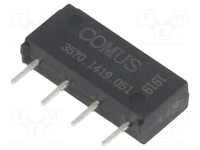 Rel&eacute;: de palheta, SPST-NO, Ubobina : 5VDC, 500mA,.