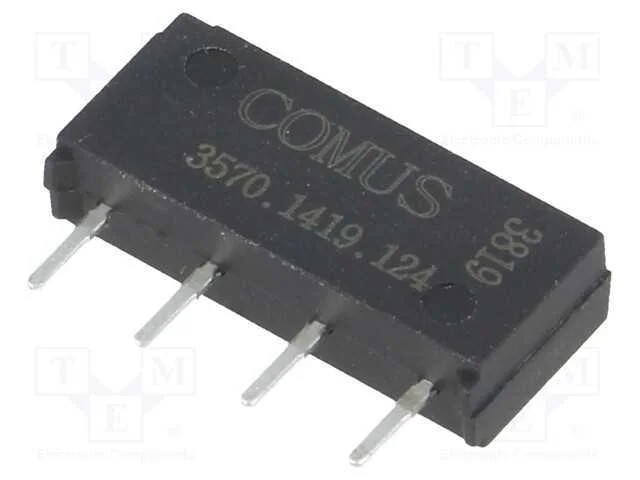 Rel&eacute;: de Palheta, Spst-No, Ubobina : 12vdc, 500ma, Max.200vdc, 10w