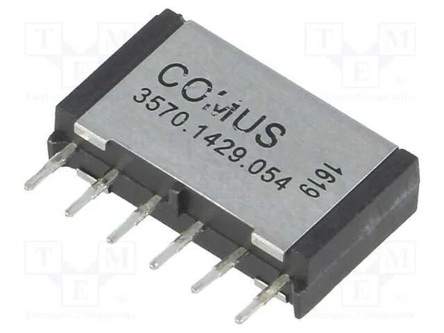 Rel&eacute;: de Palheta, Dpst-No, Ubobina : 5vdc, 1a, Max.200vdc, 15w, Tht