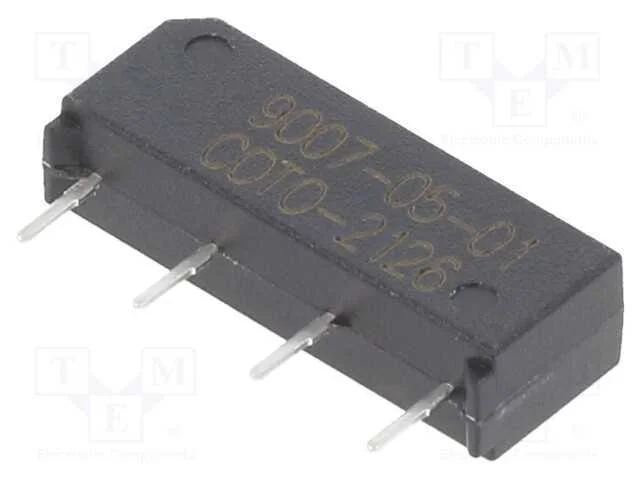 Rel&eacute;: de Palheta, Spst-No, Ubobina : 5vdc, 1a, Max.100vdc, 10w, Tht