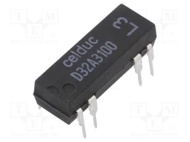 Rel&eacute;: de Palheta, Dpst-No, Ubobina : 5vdc, 1a, Max.100vdc, 10w, Pcb