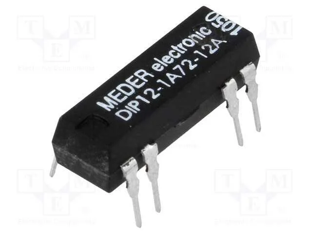 Rel&eacute;: de Palheta, Spst-No, Ubobina : 12vdc, 1a, Max.200vdc, 145mw