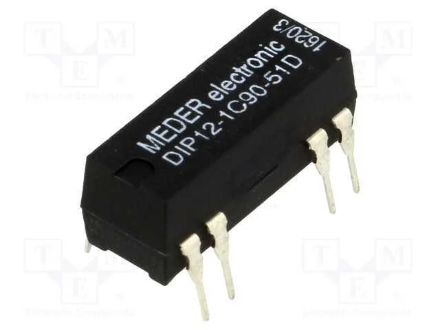 Rel&eacute;: de Palheta, Spdt, Ubobina : 12vdc, 0,5a, Max.100vdc, 290mw