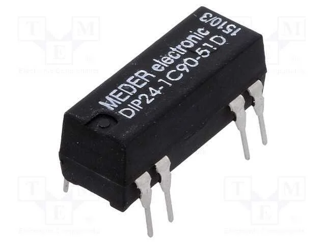 Rel&eacute;: de Palheta, Spdt, Ubobina : 24vdc, 0,5a, Max.100vdc, 290mw