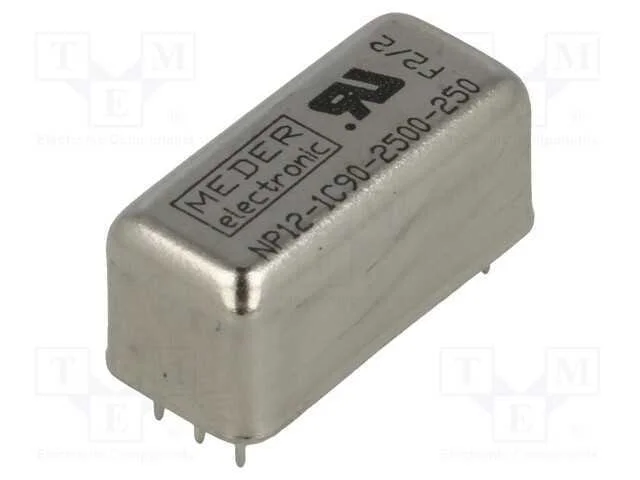 Rel&eacute;: de palheta, SPDT, Ubobina : 12VDC, 1,2A, ma.