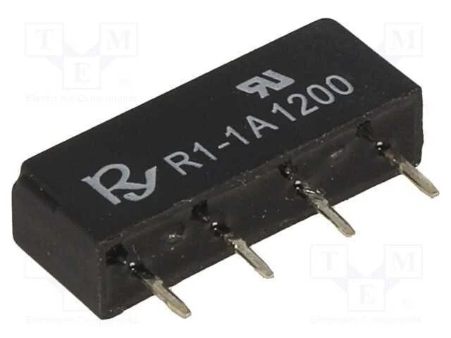Rel&eacute;: de Palheta, Spst-No, Ubobina : 12vdc, 1a, Max.250vdc, 10va