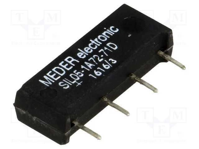 Rel&eacute;: de Palheta, Spst-No, Ubobina : 5vdc, 1,25a, Max.200vdc, 50mw