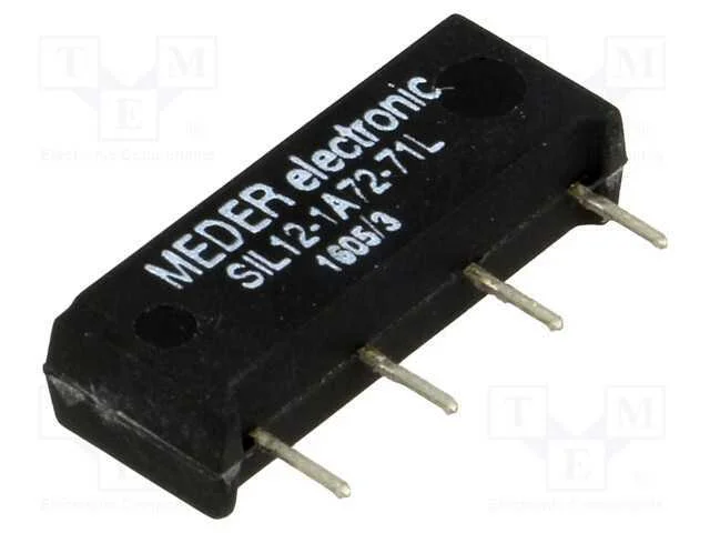 Rel&eacute;: de Palheta, Spst-No, Ubobina : 12vdc, 1,25a, Max.200vdc, Pcb