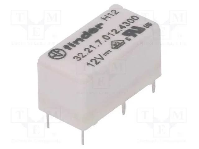 Rel&eacute;: Eletromagn&eacute;tico, Spst-No, Ubobina : 12vdc, 6a/250vac, Pcb