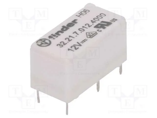 Rel&eacute;: Eletromagn&eacute;tico, Spdt, Ubobina : 12vdc, Icontactos Max: 15a