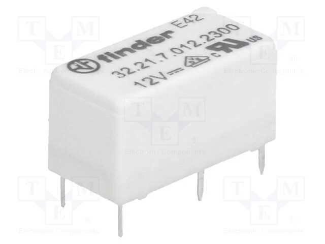 Rel&eacute;: Eletromagn&eacute;tico, Spst-No, Ubobina : 12vdc, 6a/250vac, Pcb