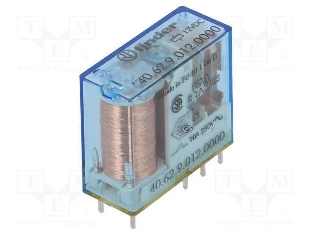 Rel&eacute;: Eletromagn&eacute;tico, Dpdt, Ubobina : 12vdc, Icontactos Max: 20a