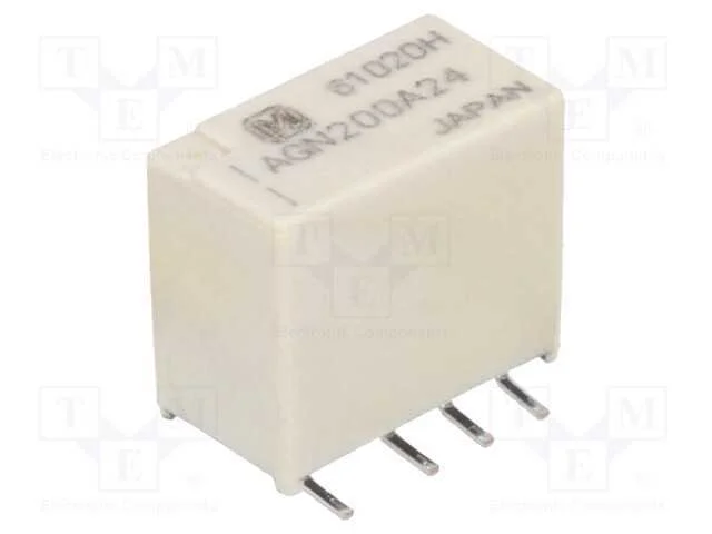 Rel&eacute;: Eletromagn&eacute;tico, Dpdt, Ubobina : 24vdc, Icontactos Max: 1a
