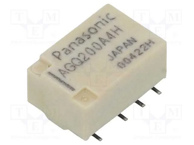 Rel&eacute;: Eletromagn&eacute;tico, Dpdt, Ubobina : 4,5vdc, Icontactos Max: 2a