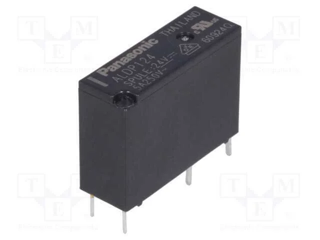 Rel&eacute;: Eletromagn&eacute;tico, Spst-No, Ubobina : 24vdc, 5a/277vac, Pcb