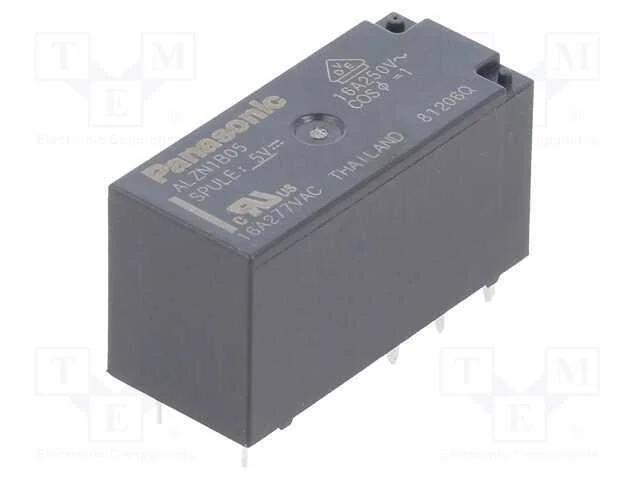 Rel&eacute;: Eletromagn&eacute;tico, Spdt, Ubobina : 5vdc, Icontactos Max: 16a