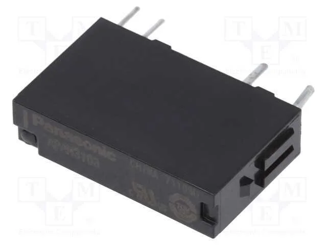Rel&eacute;: Eletromagn&eacute;tico, Spst-No, Ubobina : 3vdc, Icontactos Max: 5a