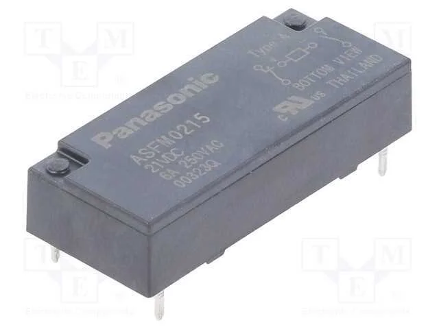 Rel&eacute;: Miniatura, Nc + No, Ubobina : 21vdc, 6a, 4a/250vac, 4a/30vdc