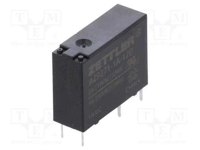 Rel&eacute;: Eletromagn&eacute;tico, Spst-No, Ubobina : 12vdc, 5a, 5a/250vac