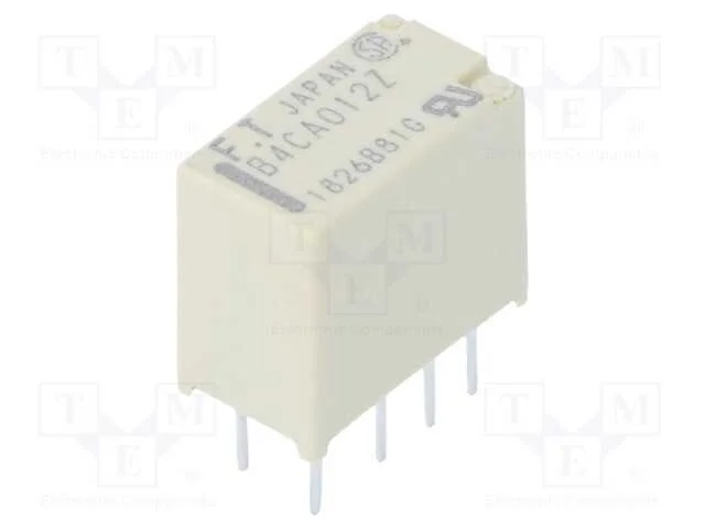 Rel&eacute;: Eletromagn&eacute;tico, Dpdt, Ubobina : 12vdc, 2a, 0,3a/125vac, Tht
