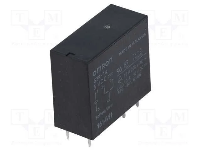 Rel&eacute;: Eletromagn&eacute;tico, Spdt, Ubobina : 5vdc, Icontactos Max: 8a