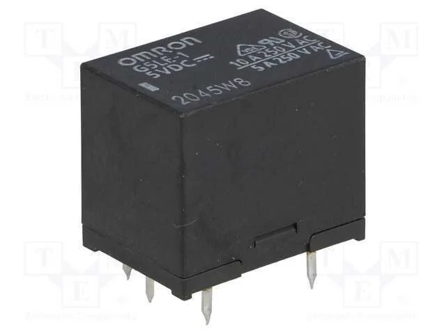Rel&eacute;: Eletromagn&eacute;tico, Spdt, Ubobina : 5vdc, Icontactos Max: 10a