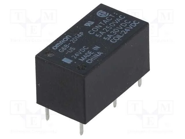 Rel&eacute;: Eletromagn&eacute;tico, Dpst-Nc, Ubobina : 24vdc, 5a/250vac