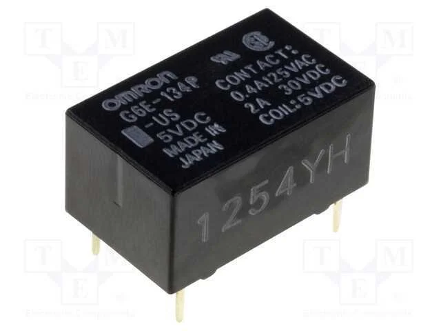 Rel&eacute;: Eletromagn&eacute;tico, Spdt, Ubobina : 12vdc, Icontactos Max: 3a