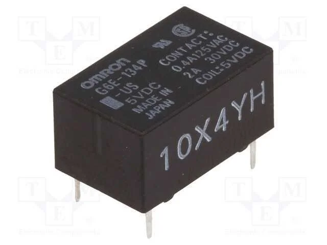 Rel&eacute;: eletromagn&eacute;tico, SPDT, Ubobina : 5VDC, Icon.