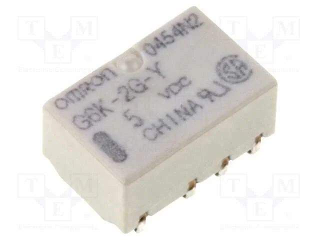Rel&eacute;: eletromagn&eacute;tico, DPDT, Ubobina : 5VDC, Icon.