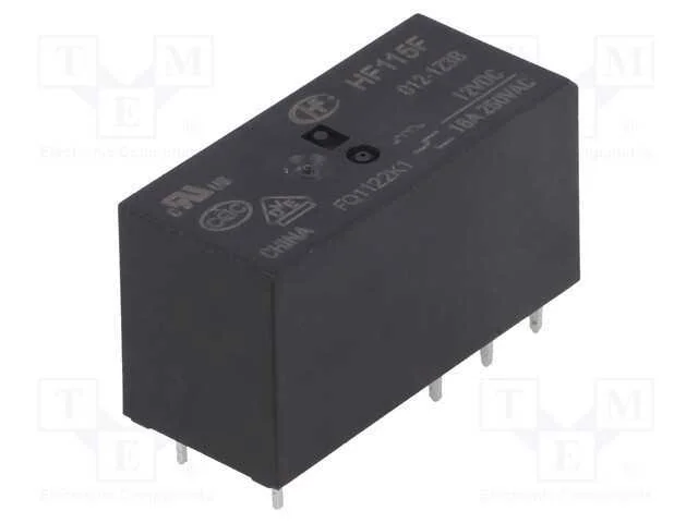 Rel&eacute;: Eletromagn&eacute;tico, Spdt, Ubobina : 12vdc, 16a, 16a/250vac, Pcb