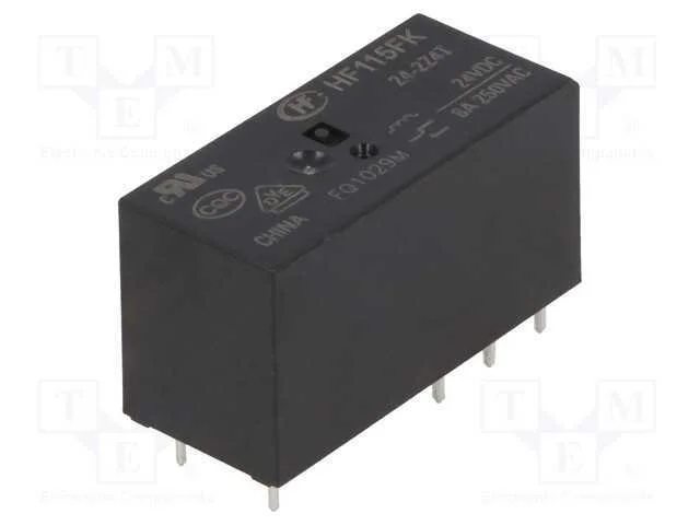 Rel&eacute;: eletromagn&eacute;tico, DPDT, Ubobina : 24VDC, 8A,.
