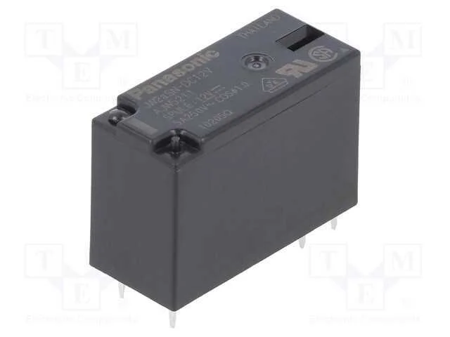 Rel&eacute;: Eletromagn&eacute;tico, Dpst-No, Ubobina : 12vdc, 5a/250vac, 270o