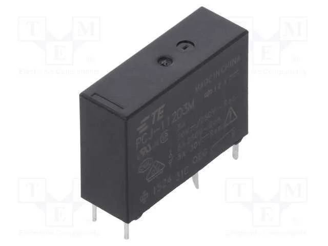Rel&eacute;: Eletromagn&eacute;tico, Spst-No, Ubobina : 12vdc, 5a, 5a/250vac