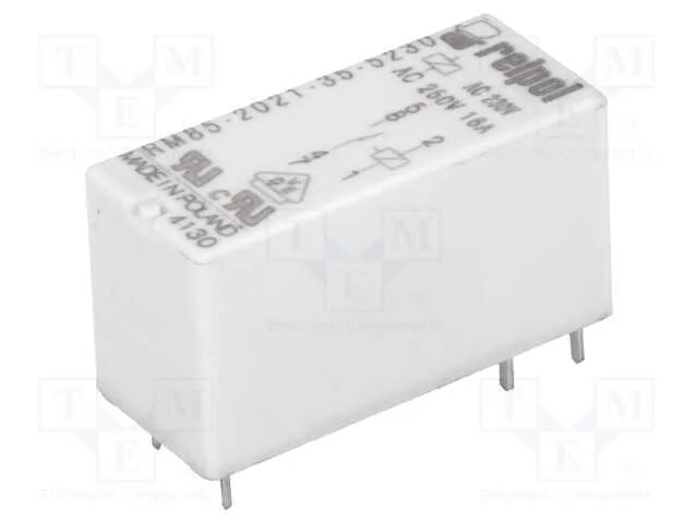 Rel&eacute;: Eletromagn&eacute;tico, Spst-No, Ubobina: 230vac, 16a/250vac, Pcb