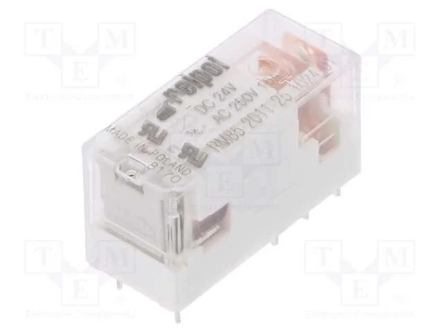 Rel&eacute;: Eletromagn&eacute;tico, Spdt, Ubobina : 24vdc, Icontactos Max: 16a
