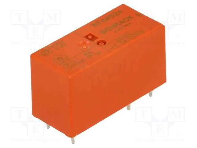 Rel&eacute;: Eletromagn&eacute;tico, Spdt, Ubobina: 24vac, Icontactos Max: 12a