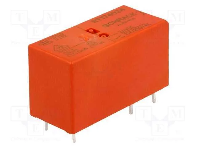Rel&eacute;: Eletromagn&eacute;tico, Spdt, Ubobina : 24vdc, Icontactos Max: 10a