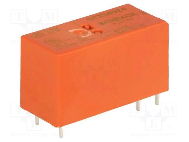 Rel&eacute;: Eletromagn&eacute;tico, Spst-No, Ubobina : 24vdc, 16a/250vac, Tht