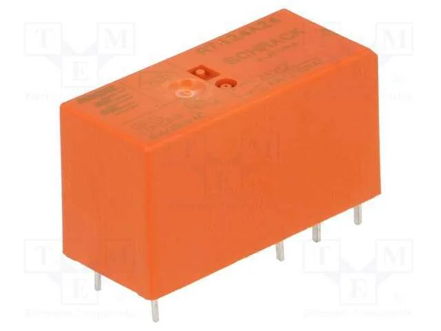 Rel&eacute;: Eletromagn&eacute;tico, Dpdt, Ubobina : 24vdc, 8a, 8a/250vac, Pcb