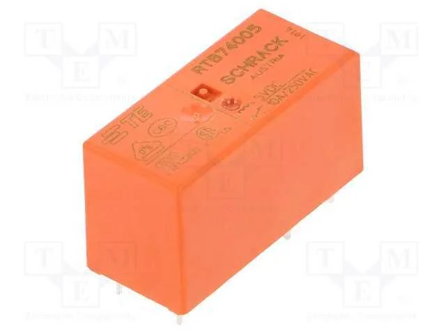 Rel&eacute;: eletromagn&eacute;tico, SPDT, Ubobina : 5VDC, Icon.