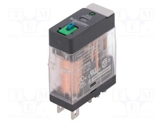 Rel&eacute;: Eletromagn&eacute;tico, Spdt, Ubobina : 24vdc, 10a, 10a/250vac, Base