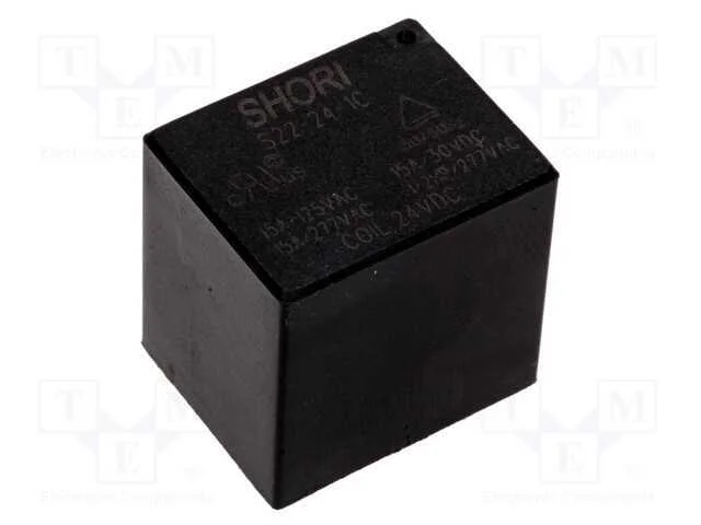 Rel&eacute;: Eletromagn&eacute;tico, Spdt, Ubobina : 24vdc, Icontactos Max: 16a