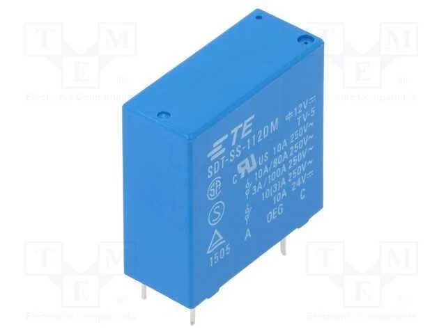 Rel&eacute;: Eletromagn&eacute;tico, Spst-No, Ubobina : 12vdc, 10a, 10a/250vac