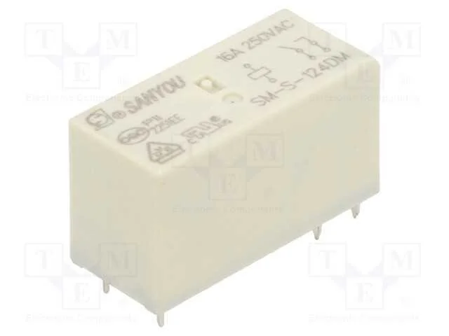 Rel&eacute;: Eletromagn&eacute;tico, Spst-No, Ubobina : 24vdc, 16a/250vac, Tht