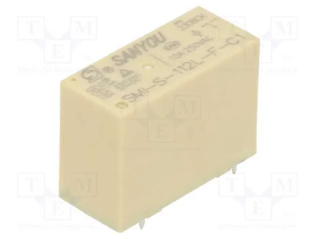 Rel&eacute;: Eletromagn&eacute;tico, Spdt, Ubobina : 12vdc, Icontactos Max: 12a